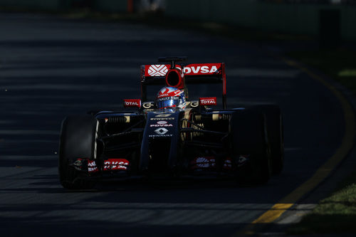 Romain Grosjean no salió en los Libres 1 de Australia