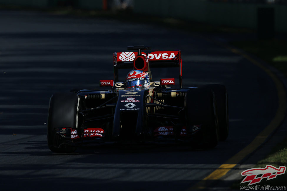 Romain Grosjean no salió en los Libres 1 de Australia