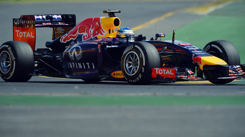 Sebastian Vettel disputa los Libres 3 en Australia