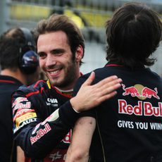 Alegría de Jean-Eric Vergne tras su buen papel en Melbourne