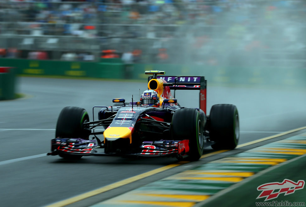 Daniel Ricciardo afronta la Q3 en Melbourne