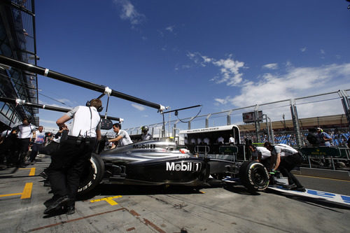 Kevin Magnussen preparado para su primera clasificación en F1