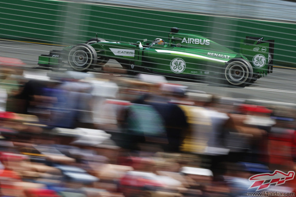 Buen trabajo de Kamui Kobayashi con Caterham