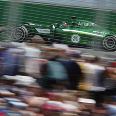 Buen trabajo de Kamui Kobayashi con Caterham