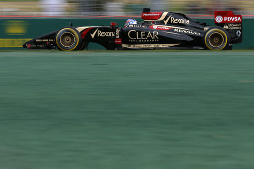 Romain Grosjean acabó frustrado en Melbourne