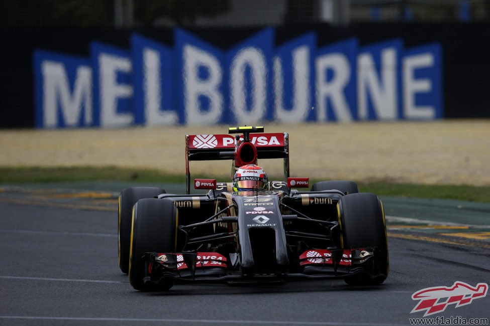 Pastor Maldonado se quedó sin tiempo en la Q1