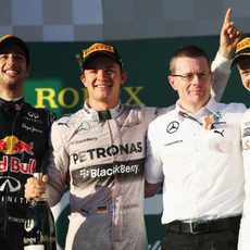 Podio del GP de Australia 2014