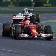 Kimi Räikkönen tuvo problemas de 'graining' en Australia