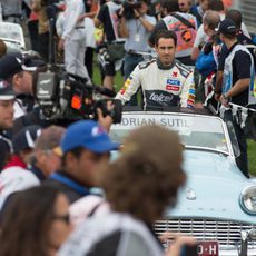 Adrian Sutil en el driver's parade