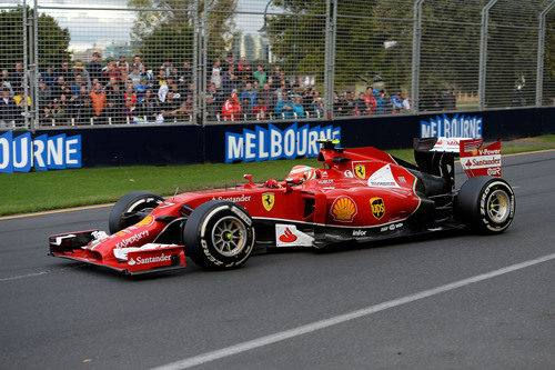 Kimi Räikkönen firma el octavo puesto en el GP de Australia