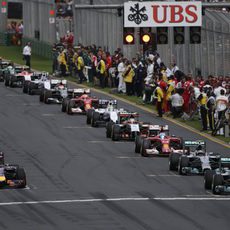 Parrilla de salida del GP de Australia 2014