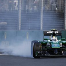 Marcus Ericsson se pasa de frenada