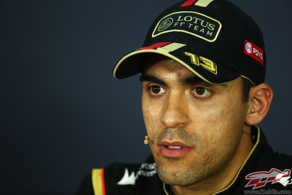Pastor Maldonado, presente en la rueda de prensa de la FIA