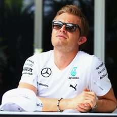 Nico Rosberg, despejado en el paddock