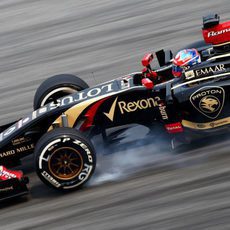 Pasada de frenada de Romain Grosjean