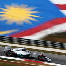 Nico Rosberg, mejor tiempo en los Libres 2 de Malasia