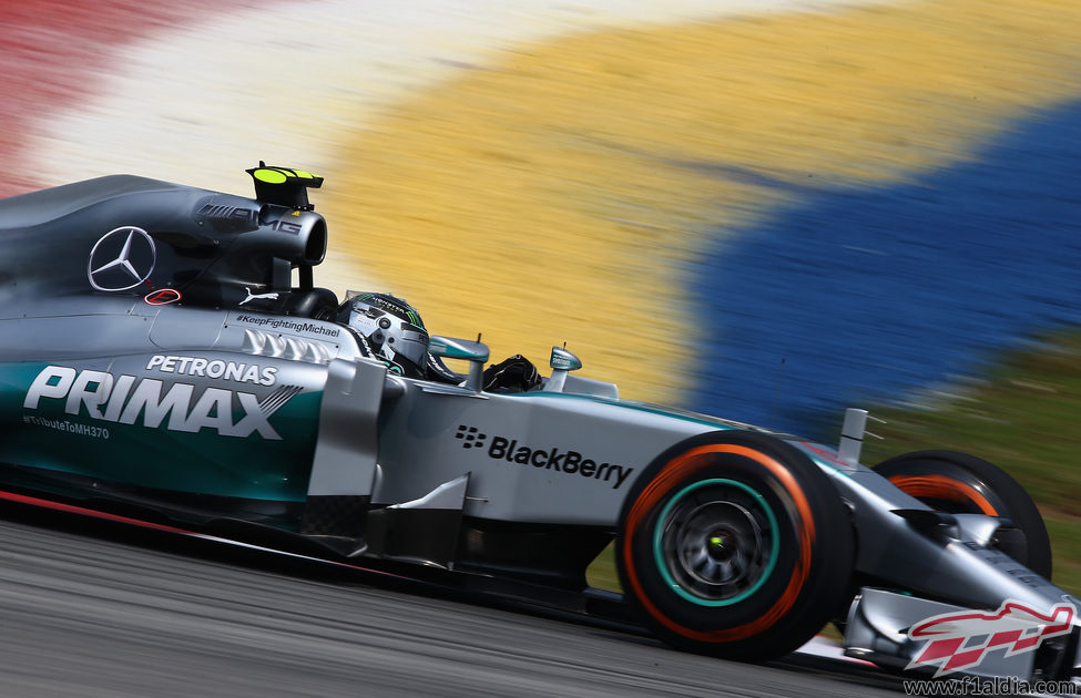 Tanda con el duro para Nico Rosberg