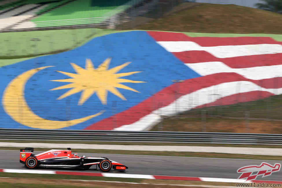 Jules Bianchi en Sepang