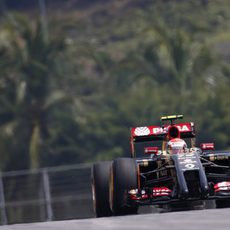 Pastor Maldonado sobre el asfalto de Sepang