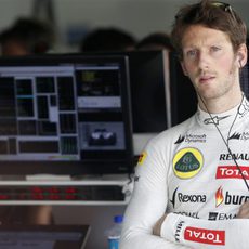 Romain Grosjean decepcionado sin poder correr