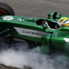 Marcus Ericsson se pasa de frenada durante los libres del viernes en Sepang