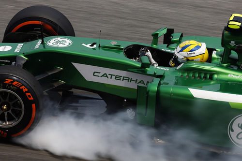 Marcus Ericsson se pasa de frenada durante los libres del viernes en Sepang