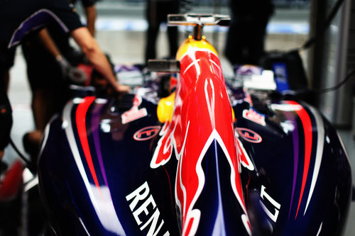 Parte trasera del RB10 de Vettel