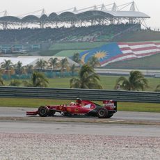 Compuesto duro para Kimi Räikkönen en el GP de Malasia