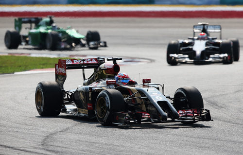 Avance progresivo de Romain Grosjean