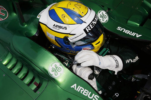 Marcus Ericsson listo para comenzar la carrera