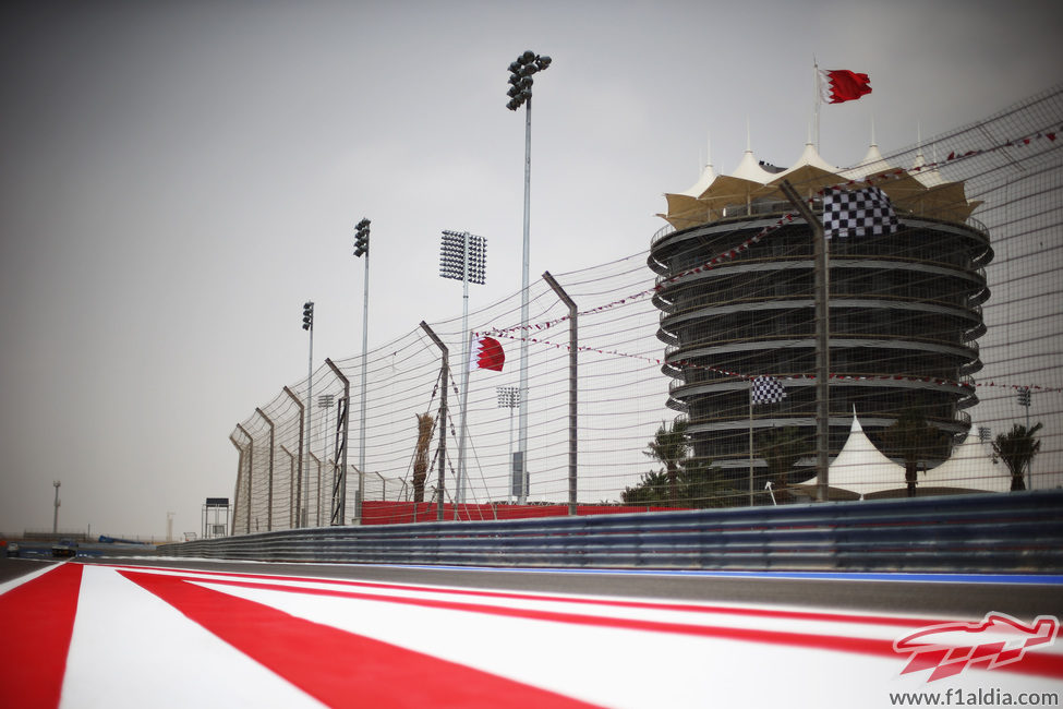 Característica torre del circuito de Sakhir