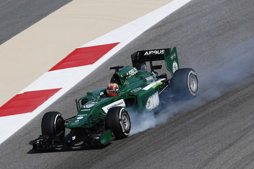 Pasada de frenada del CT05 de Robin Frijns