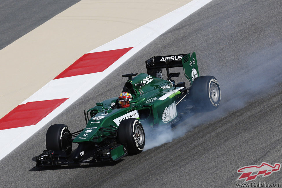 Pasada de frenada del CT05 de Robin Frijns