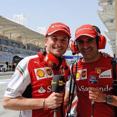 Giancarlo Fisichella y Marc Gené, comentaristas para la TV italiana