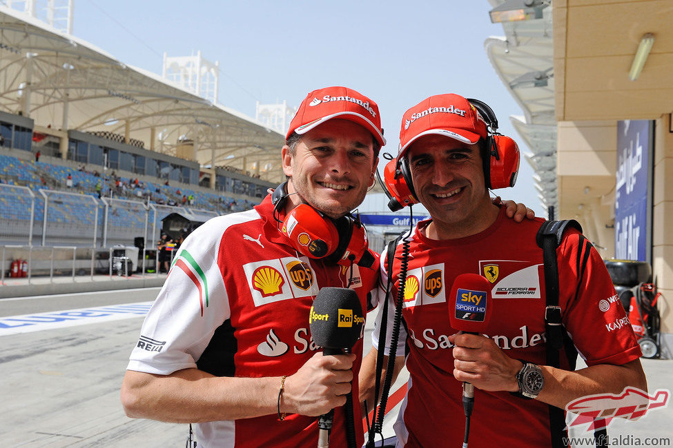 Giancarlo Fisichella y Marc Gené, comentaristas para la TV italiana