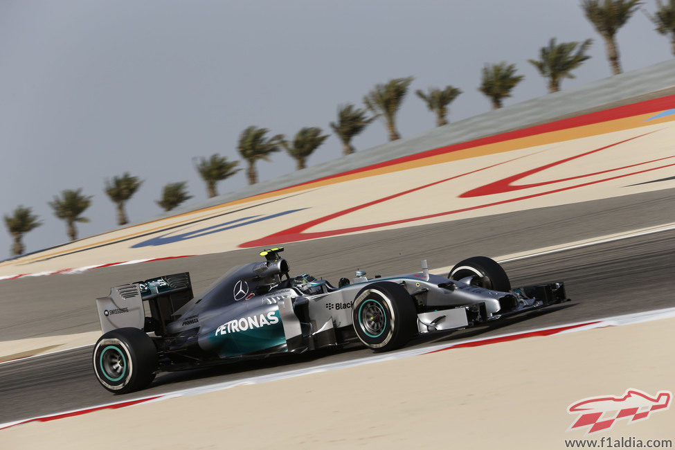 Nico Rosberg fue segundo en ambas sesiones de entrenamientos