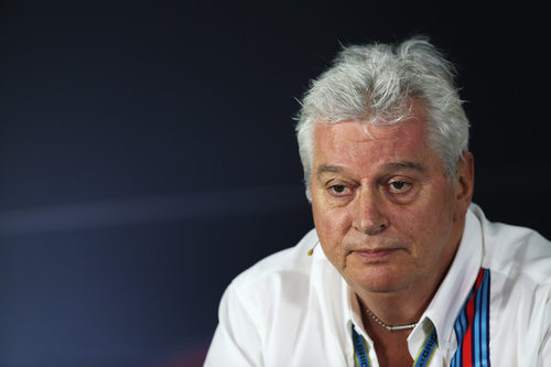 Pat Symonds, en la rueda de prensa de la FIA