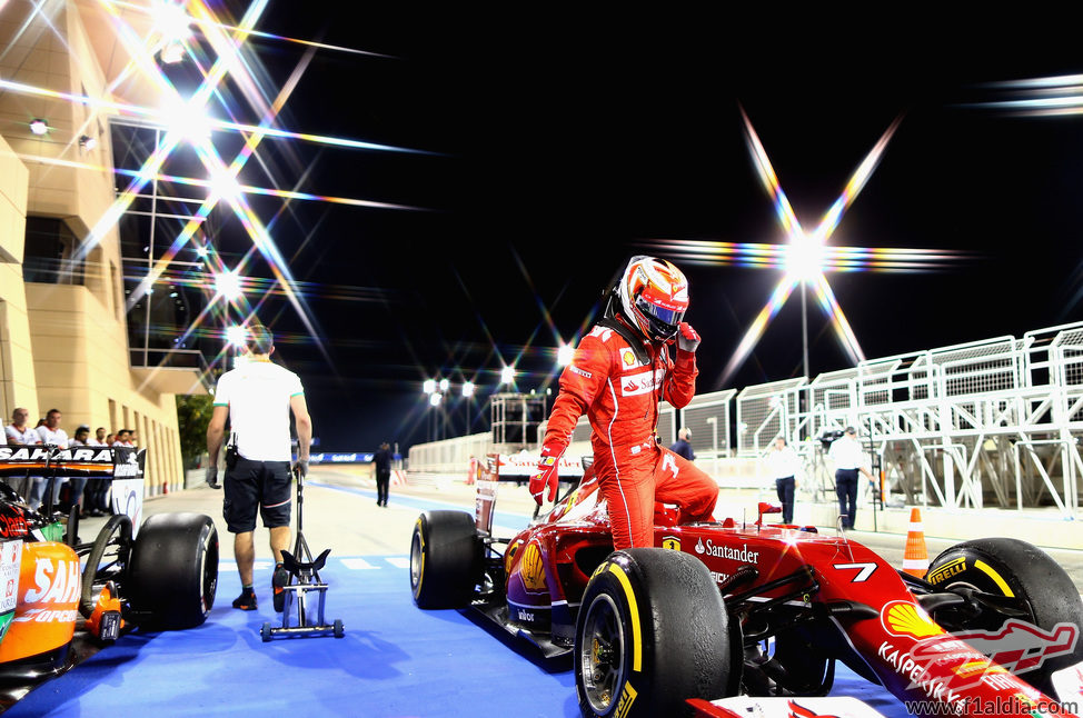 Kimi Räikkönen acaba la sesión del viernes