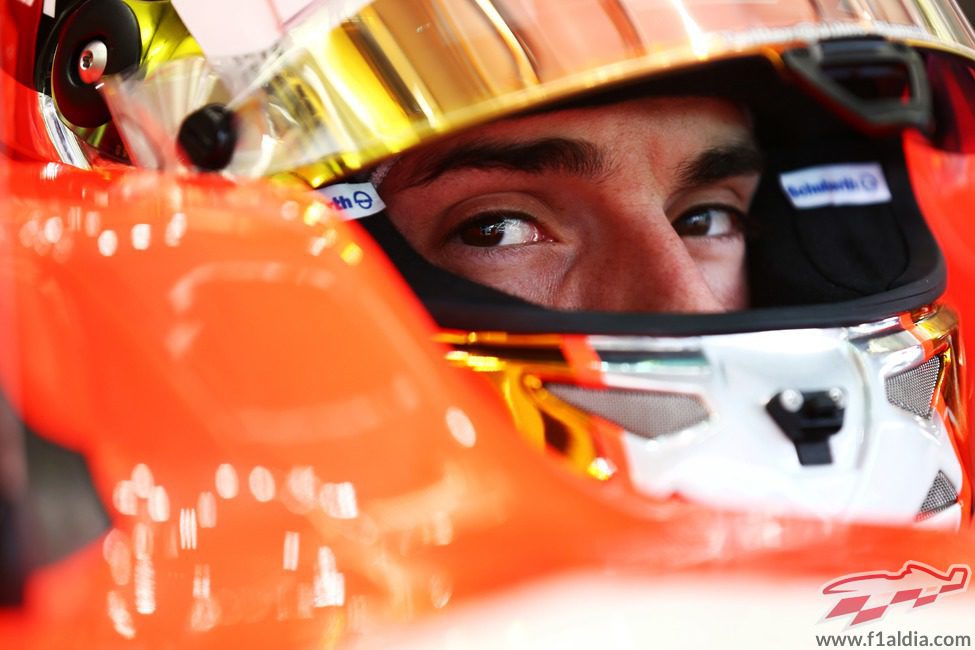 Mirada de Jules Bianchi