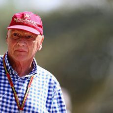 Niki Lauda, en el soleado circuito de Sakhir