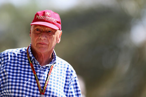 Niki Lauda, en el soleado circuito de Sakhir