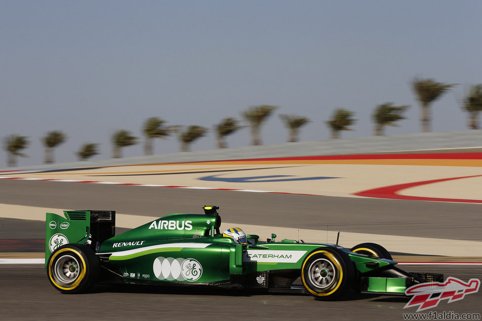 Marcus Ericsson trata de mejorar en Sakhir