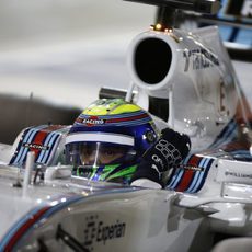 Felipe Massa a punto de salir a pista