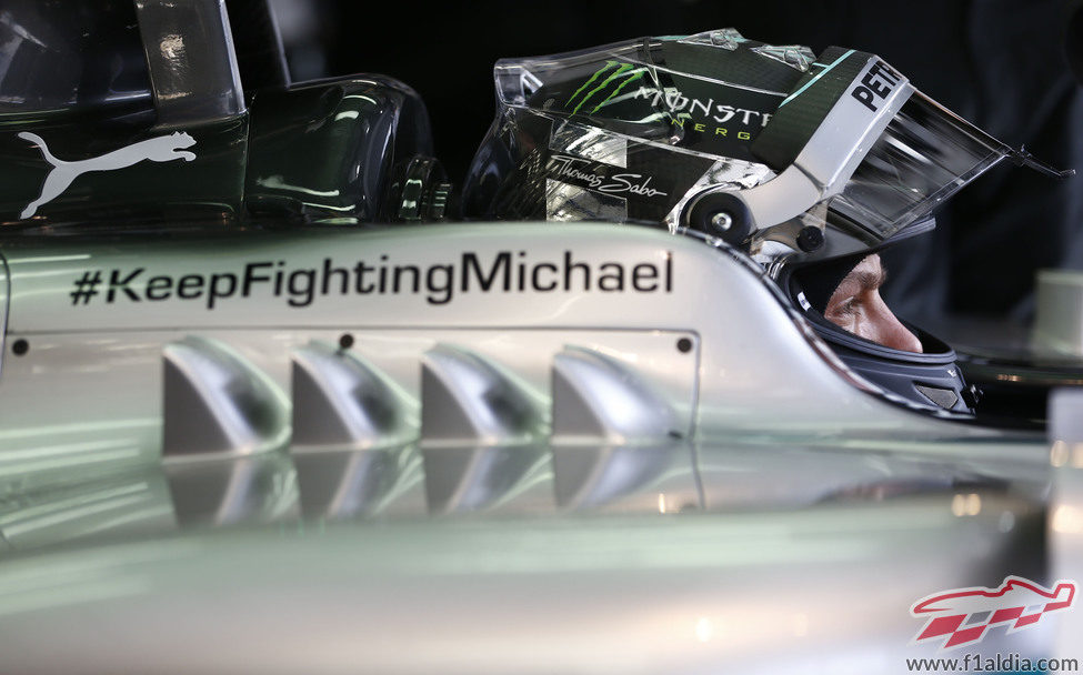 Nico Rosberg, listo para clasificar en Baréin