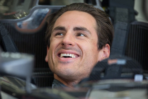 Adrian Sutil muestra su sonrisa