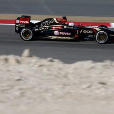 Instantánea 'rocosa' de Romain Grosjean