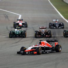 Jules Bianchi haciendo una gran salida
