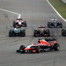 Jules Bianchi haciendo una gran salida