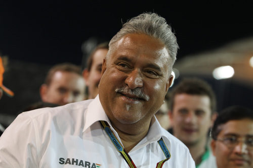 Vijay Mallya, contento por el resultado de su equipo