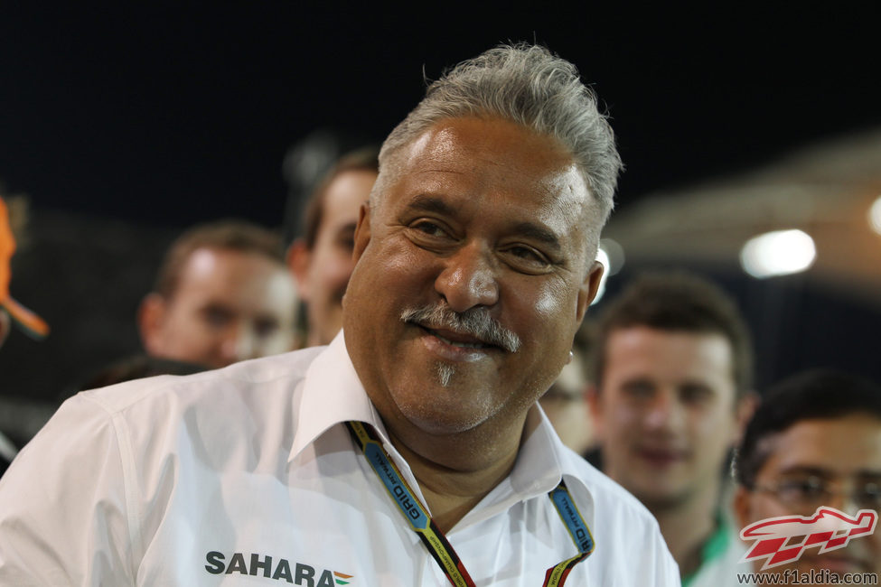 Vijay Mallya, contento por el resultado de su equipo